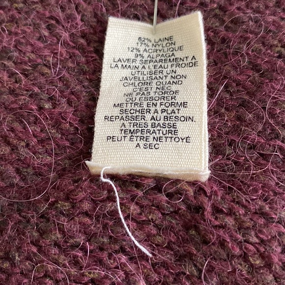 Anthropologie Sleeping On Snow Cozy Times Two sweater double layer gorgeous - Picture 15 of 16